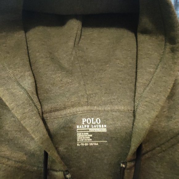 RALPH LAUREN POLO FLEECE HOODIE [E.U.C.] - Picture 6 of 8